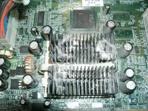  highly damaged  mother board