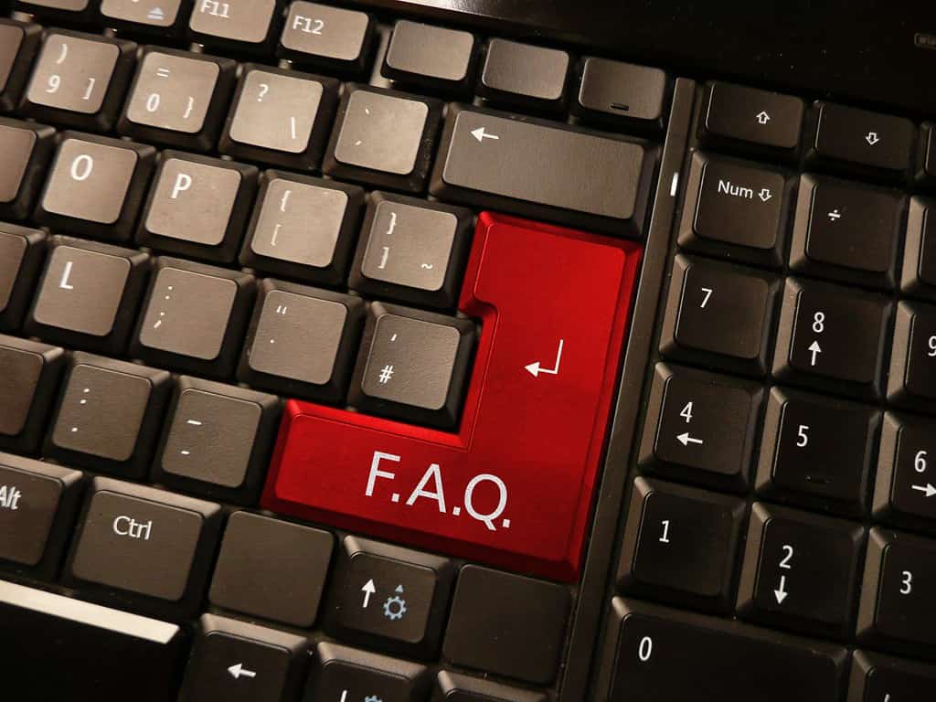 Frequently asked questions section