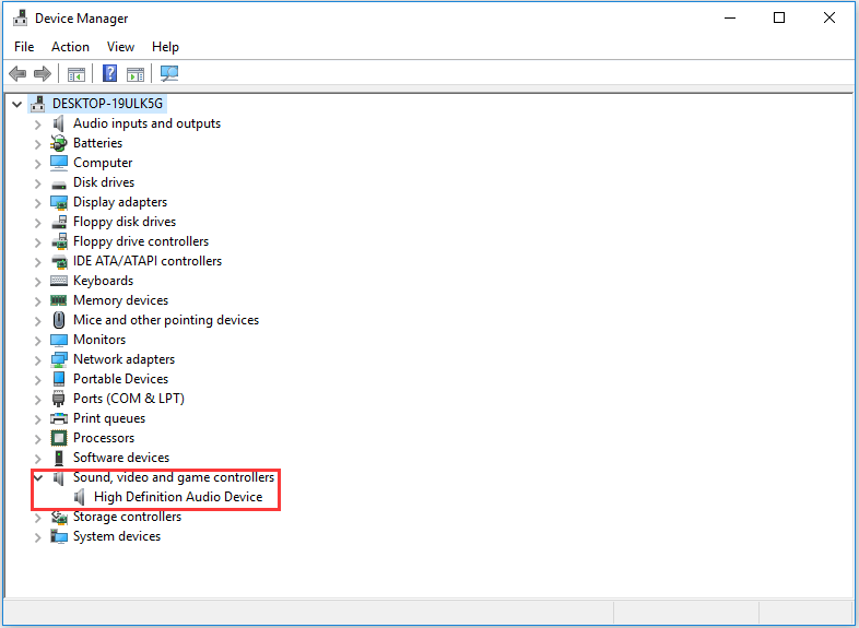 Locating motherboard drivers in Device Manager