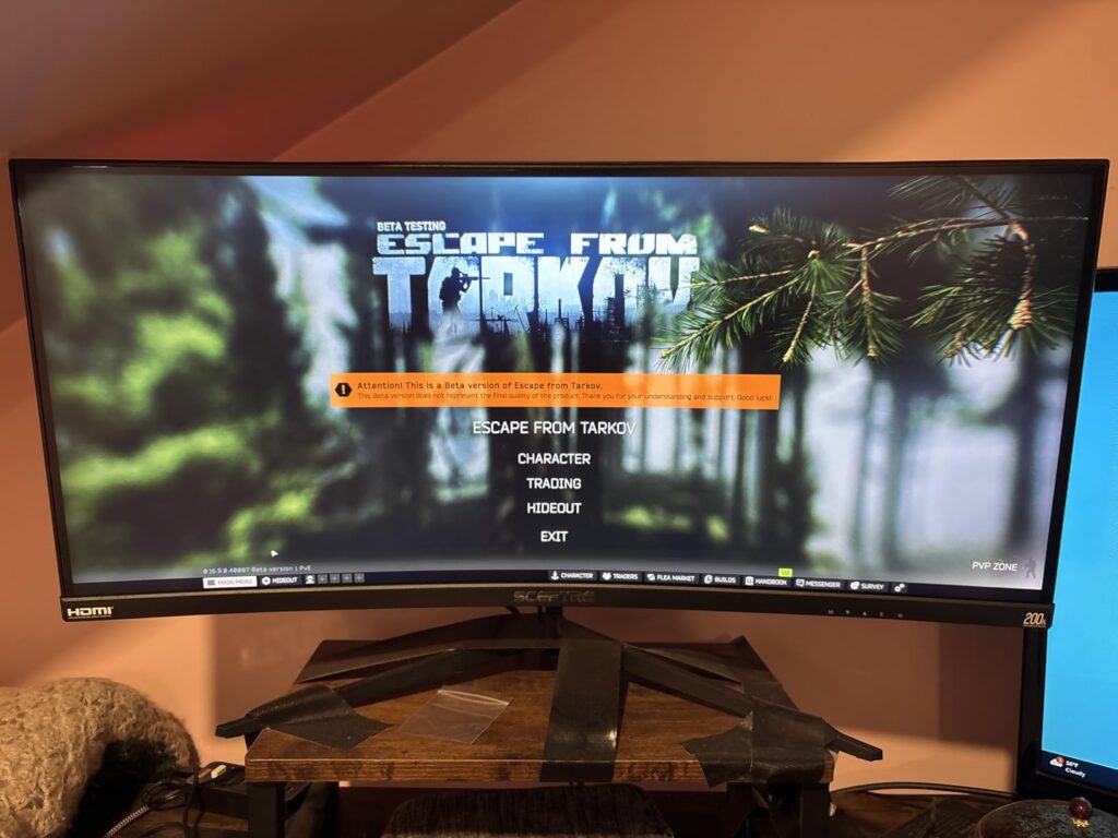 Sceptre 30-inch Curved Gaming Monitor 21:9 2560x1080 Ultra Wide/ Slim HDMI DisplayPort up to 200Hz Build-in Speakers, Metal Black (C305B-200UN1) - Customer Photo 1