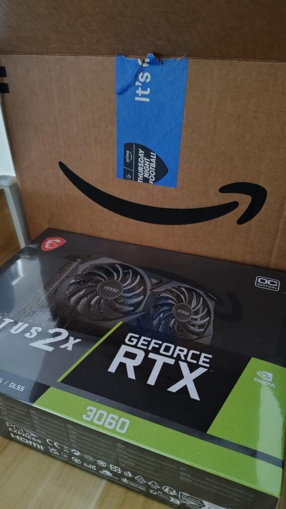 MSI Gaming GeForce RTX 3060 12GB 15 Gbps GDRR6 192-Bit HDMI/DP PCIe 4 Torx Twin Fan Ampere OC Graphics Card - Customer Photo 2