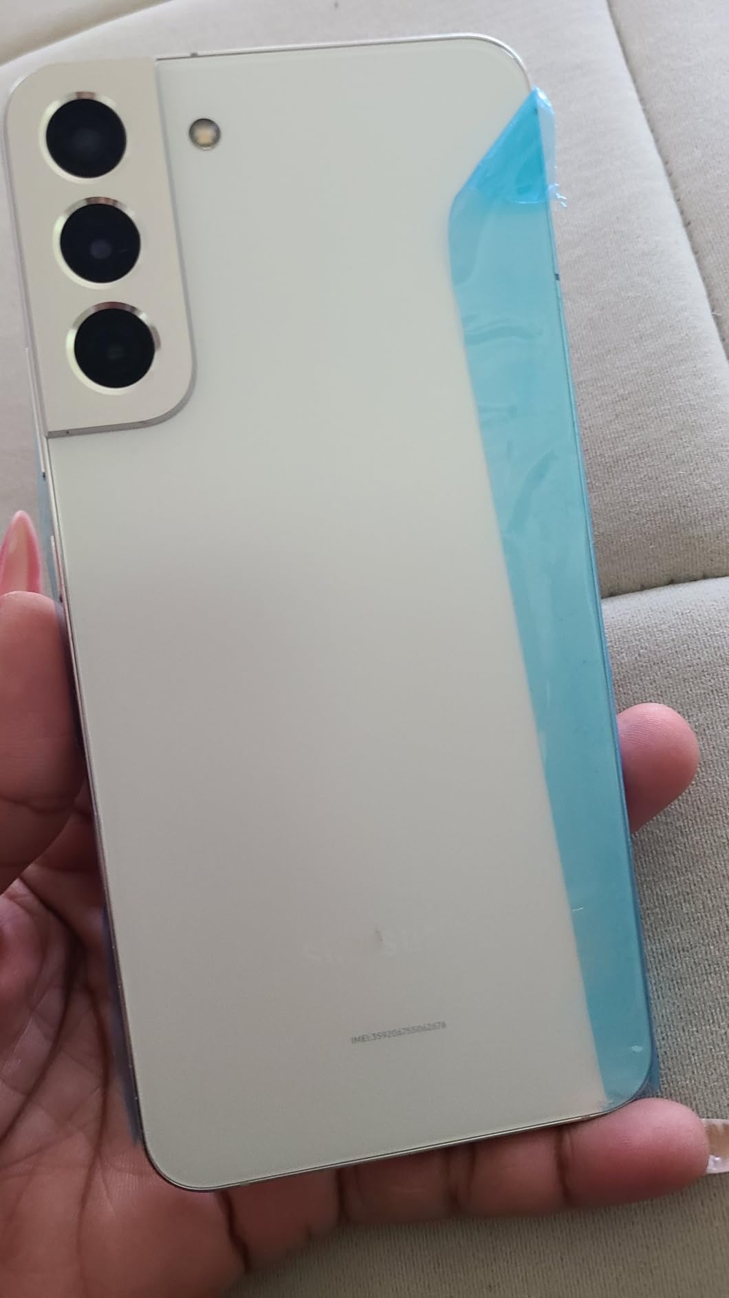 Samsung Galaxy S22+ Smartphone, Factory Unlocked Android Cell Phone, 256GB, 8K Camera & Video, Brightest Display, Long Battery Life, Fast 4nm Processor, US Version, Phantom White (Renewed) - Customer Photo 2