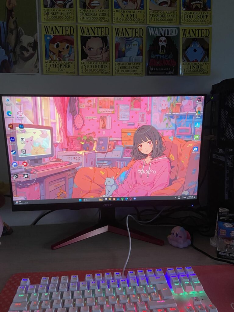 Acer Nitro KG241Y Sbiip 23.8" Full HD (1920 x 1080) VA Gaming Monitor | AMD FreeSync Premium Technology | 165Hz Refresh Rate | 1ms (VRB) | ZeroFrame Design | 1 x Display Port 1.2 & 2 x HDMI 2.0,Black - Customer Photo 4