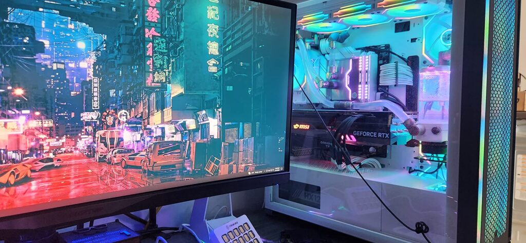 Gaming GeForce RTX 4090, 24GB GDRR6X, 384-Bit, Boost Clock: 2595 MHz, HDMI/DP Nvlink Tri-Frozr 3 Ada Lovelace Architecture OC Graphics Card (RTX 4090 Gaming X Trio 24G) - Customer Photo 2