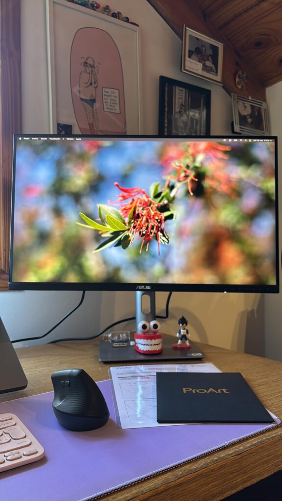 ASUS ProArt Display 27" 4K HDR Professional Monitor (PA279CRV) - IPS, UHD (3840 x 2160), 99% DCI-P3/Adobe RGB, ΔE < 2, Calman Verified, USB-C PD 96W, DisplayPort, Daisy-Chain, Ergonomic, 3yr Warranty - Customer Photo 1