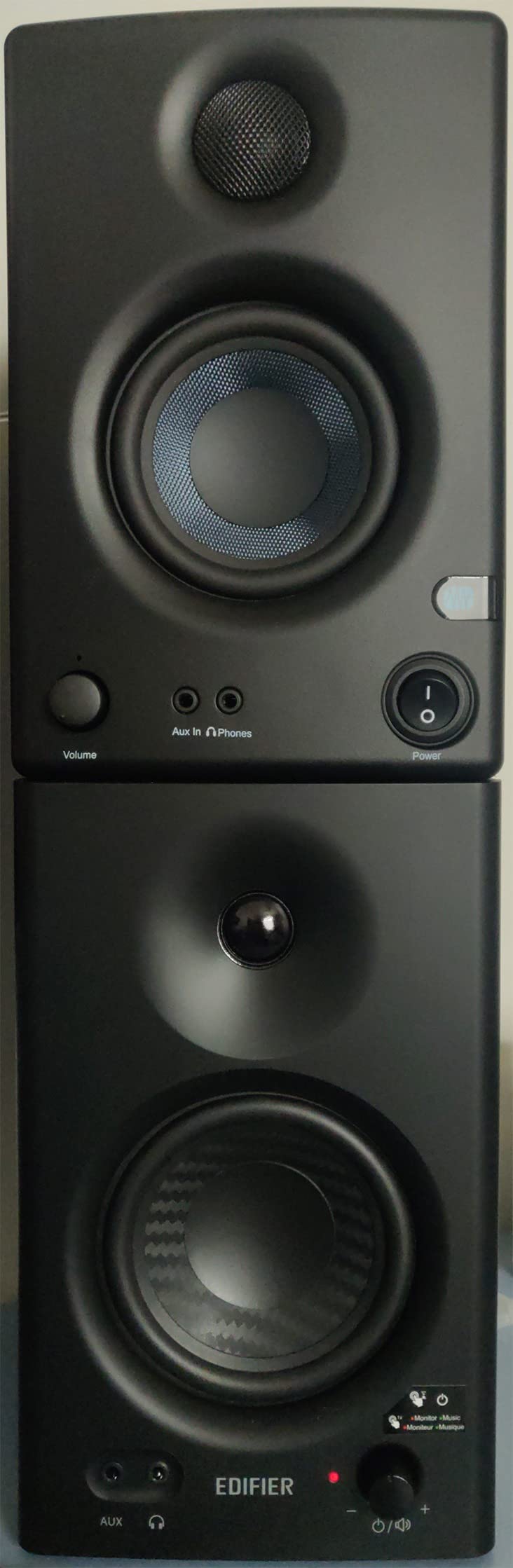 PreSonus Eris 3.5 Studio Monitors, Pair — Powered, Active Monitor Speakers for Near Field Music Production, Desktop Computer, Hi-Fi Audio - Customer Photo 5