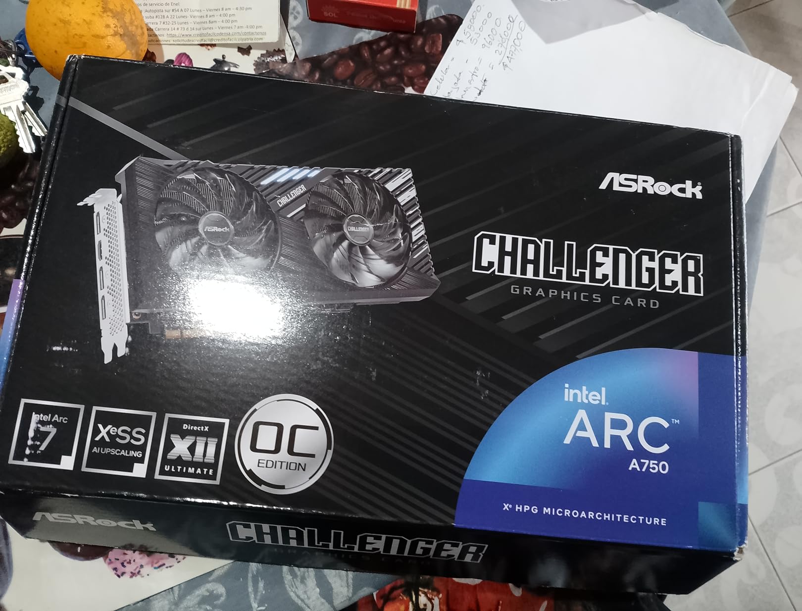 ASRock Intel Arc A770 Graphics Phantom Gaming 16G OC 2200 MHz 17.5 Gbps 256-bit GDDR6 7680x4320 DisplayPort HDMI 0dB Silent Cooling Video Card Customer Review ASRock Intel Arc A770 Graphics Phantom Gaming 16G OC 2200 MHz 17.5 Gbps 256-bit GDDR6 7680x4320 DisplayPort HDMI 0dB Silent Cooling Video Card - Customer Photo 2