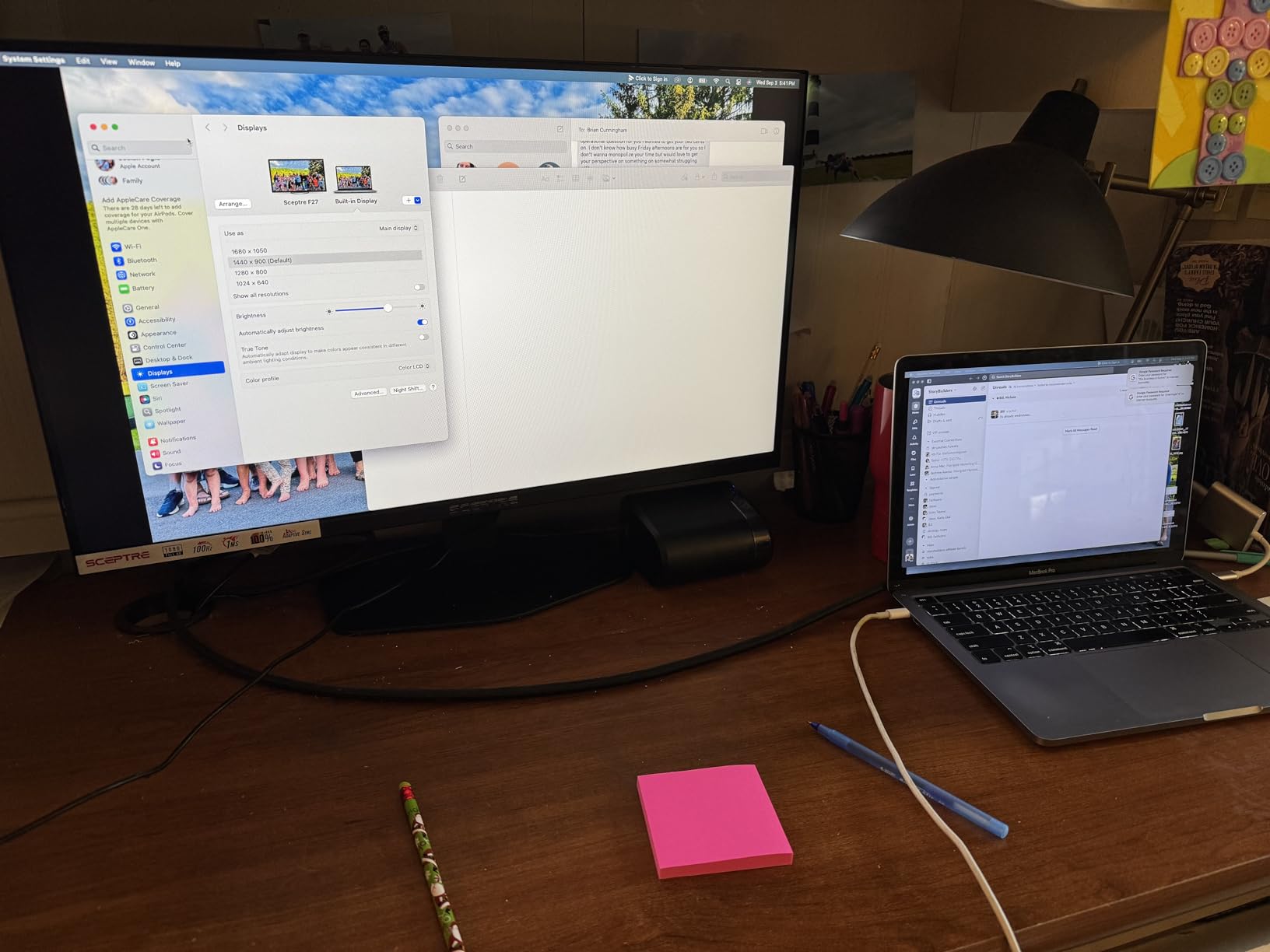 Sceptre New 24-inch Gaming Monitor 100Hz 1ms DisplayPort HDMI x2 100% sRGB AMD FreeSync Build-in Speakers, Eye Care Frameless Machine Black 2024 (E248W-FW100T) Customer Review Sceptre New 24-inch Gaming Monitor 100Hz 1ms DisplayPort HDMI x2 100% sRGB AMD FreeSync Build-in Speakers, Eye Care Frameless Machine Black 2024 (E248W-FW100T) - Customer Photo 2