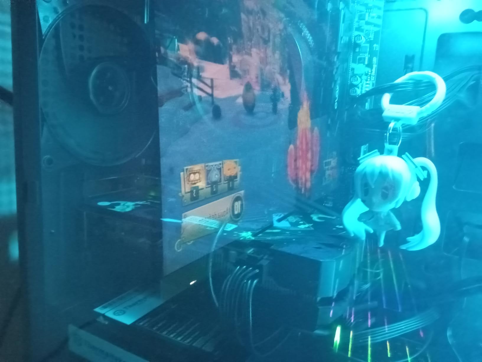 AISURIX RX 580 Graphics Card, 2048SP, Real 8GB, GDDR5, 256 Bit, Pc Gaming Video Card, 2XDP, HDMI, PCI Express 3.0 with Freeze Fan Stop for Desktop Computer Gaming Gpu - Customer Photo 2