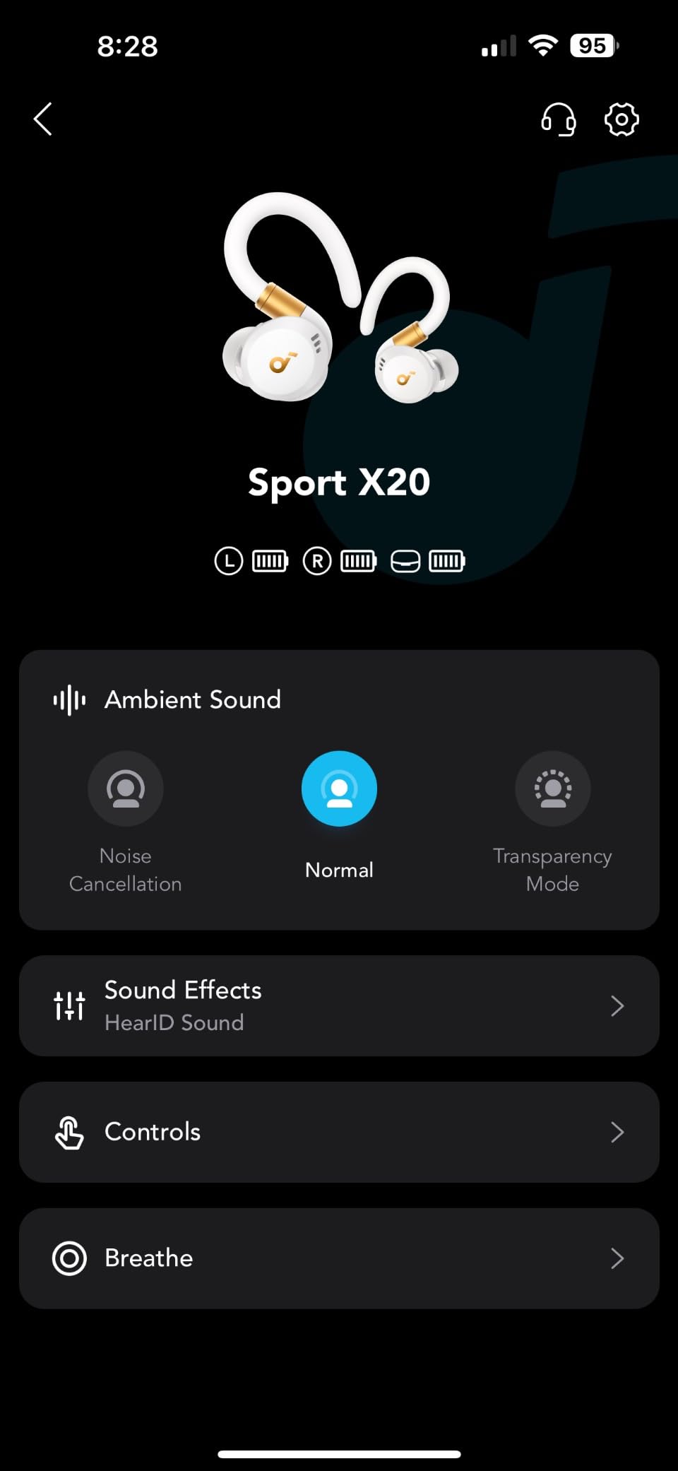 Soundcore Sport X20 by Anker, True-Wireless Workout Earbuds, Rotatable and Extendable Ear Hooks, Noise Cancelling, Deep Bass, IP68 Waterproof, Sweatproof, Dustproof, 48H Play, Sport Earbuds for Gym - Customer Photo 4