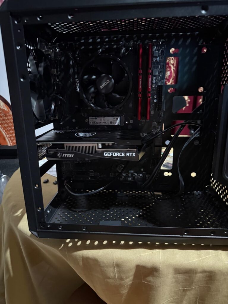 MSI Gaming RTX 3050 Gaming X 6G Graphics Card (NVIDIA RTX 3050, 96-Bit, Boost Clock: 1507 MHz, 6GB GDDR6 14 Gbps, HDMI/DP, Ampere Architecture) - Customer Photo 2