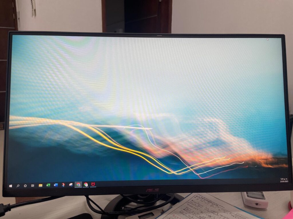 ASUS 15.6 ASUS 15.6" 1080P Touch Monitor (VT169HE) - Full HD, 10-Point Touchscreen, IPS, Wide Viewing Angle, Frameless, Eye Care, Flicker Free, Low Blue Light, HDMI, Windows 11 Compliance, VESA Mountable - Customer Photo 2