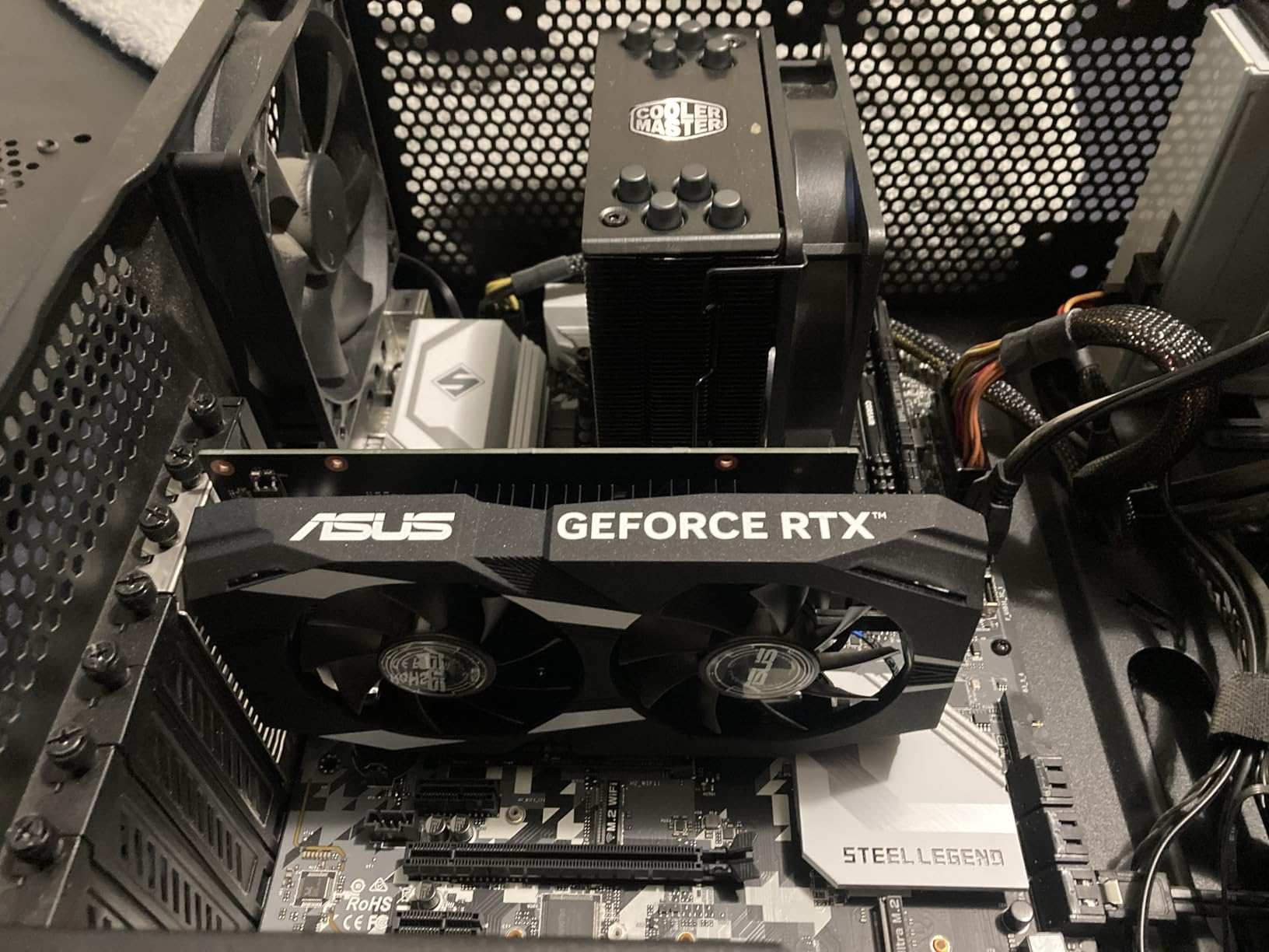 ASUS Dual NVIDIA GeForce RTX 3050 6GB OC Edition Gaming Graphics Card - PCIe 4.0, 6GB GDDR6 Memory, HDMI 2.1, DisplayPort 1.4a, 2-Slot Design, Axial-tech Fan Design, 0dB Technology, Steel Bracket - Customer Photo 5