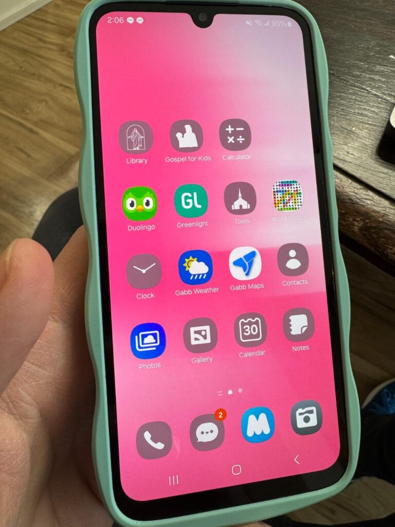 Gabb Phone 4 Pro - Best Smartphone for Kids and Teens, GPS Tracker, No Social Media or Internet, Parental Controls, Phone Plan Required - Customer Photo 1