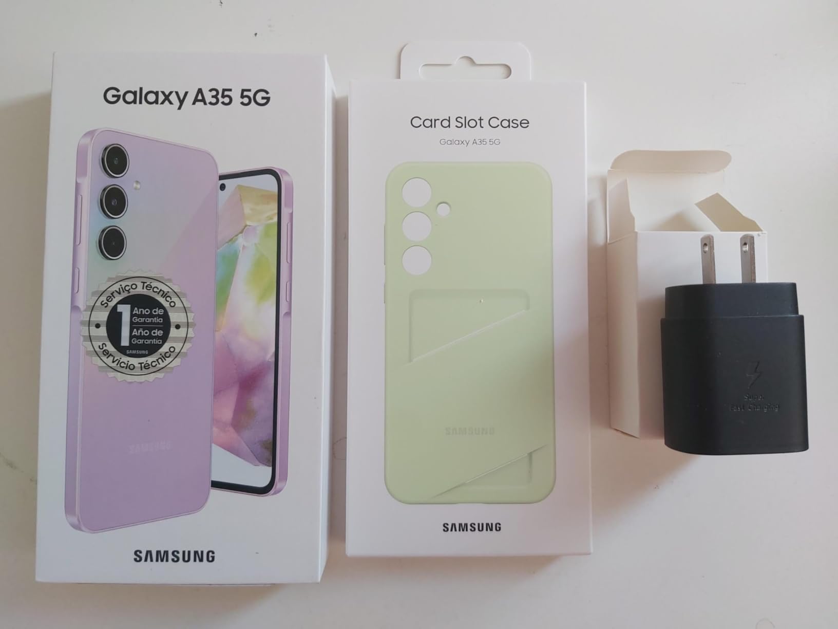 SAMSUNG Galaxy A35 5G A Series Cell Phone, 128GB Unlocked Android Smartphone, AMOLED Display, Advanced Triple Camera System, Expandable Storage, Rugged Design, US Version, 2024, Awesome Navy (Renewed) - Customer Photo 2