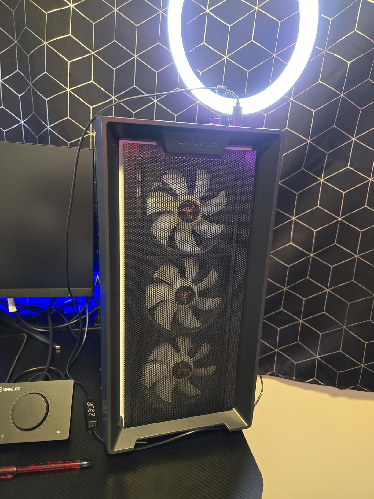 Skytech Nebula Gaming PC Desktop, Ryzen 5 5500 3.6 GHz (4.2GHz Turbo Boost), NVIDIA RTX 4060 8GB GDDR6X, 1TB SSD, 16GB DDR4 RAM 3200, 650W Gold PSU, Wi-Fi, Win 11 Home Customer Review Skytech Nebula Gaming PC Desktop, Ryzen 5 5500 3.6 GHz (4.2GHz Turbo Boost), NVIDIA RTX 4060 8GB GDDR6X, 1TB SSD, 16GB DDR4 RAM 3200, 650W Gold PSU, Wi-Fi, Win 11 Home - Customer Photo 1