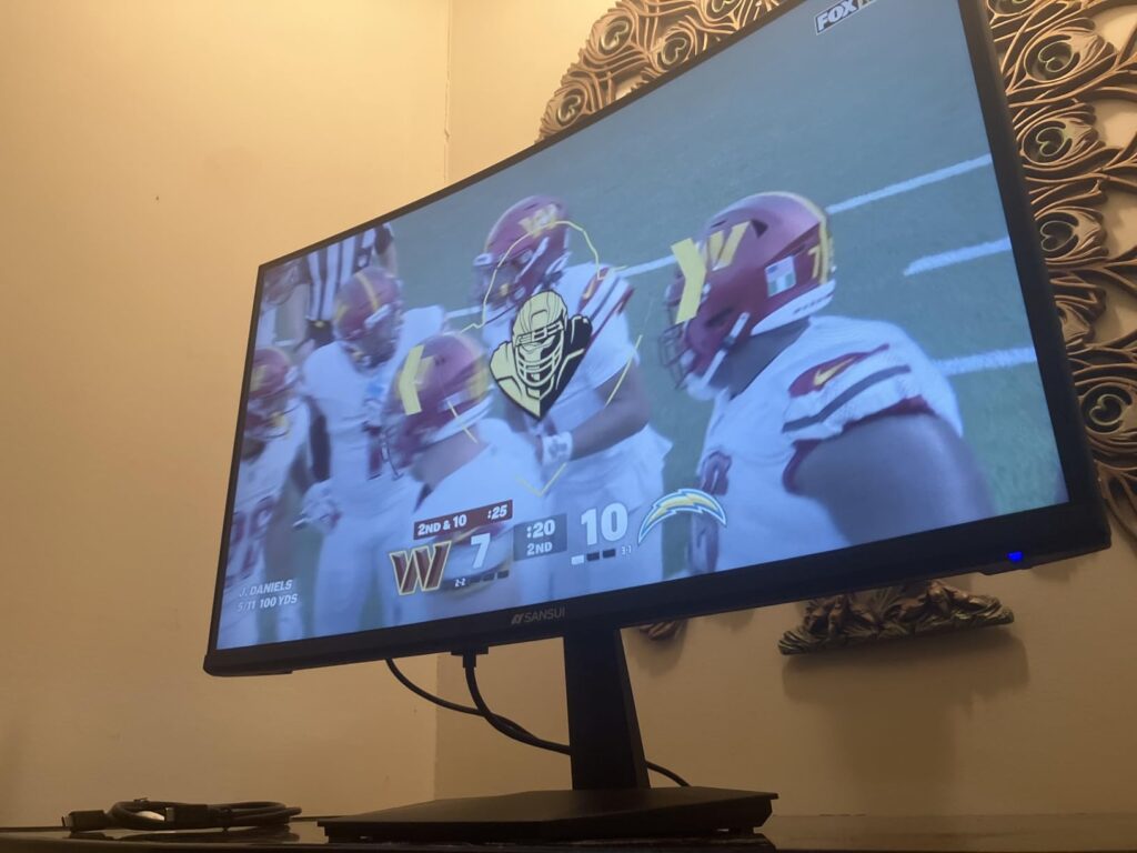 SANSUI Curved Monitor 24 inch 100Hz USB Type-C Computer Monitor with Built-in Speakers- MPRT 1ms,Adaptive Sync,HDR,1500R,VESA 75x75mm Compatible, for Home and Office(ES-24C1) Customer Review SANSUI Curved Monitor 24 inch 100Hz USB Type-C Computer Monitor with Built-in Speakers- MPRT 1ms,Adaptive Sync,HDR,1500R,VESA 75x75mm Compatible, for Home and Office(ES-24C1) - Customer Photo 3