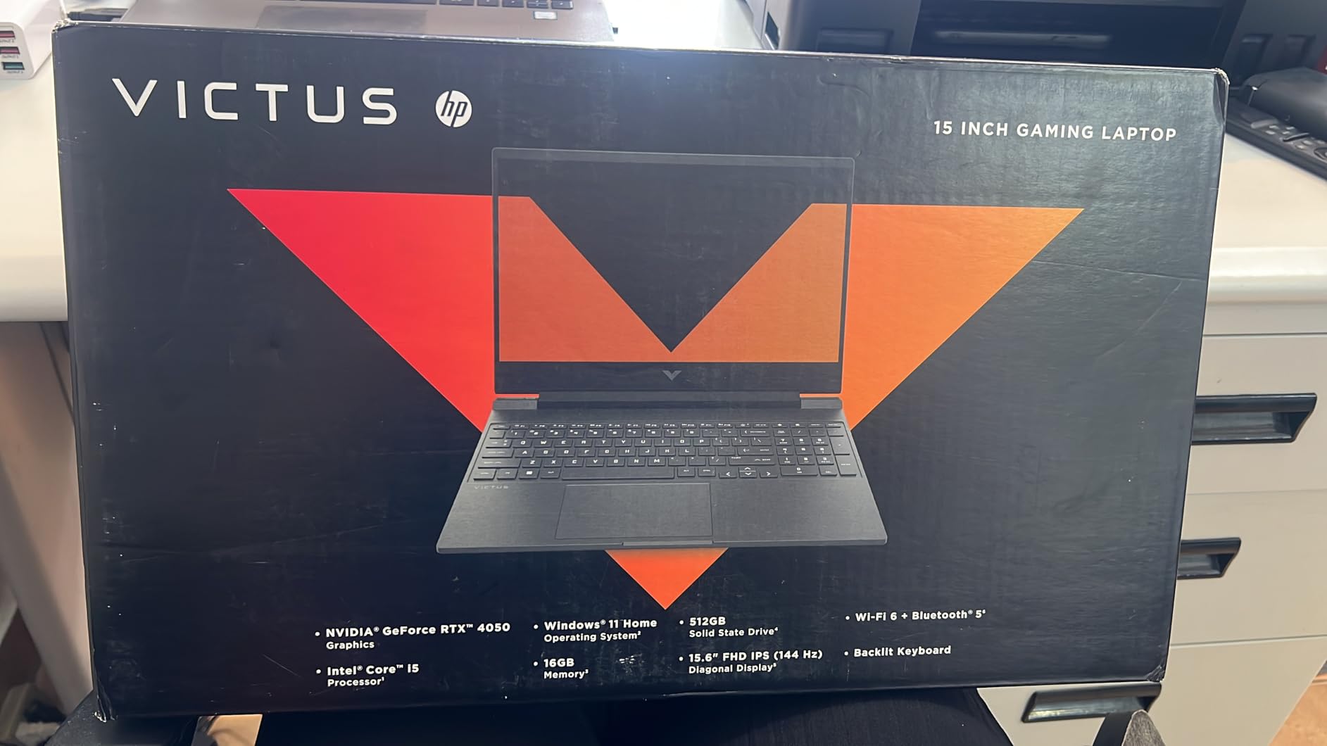 HP Victus 15.6 inch FHD 144Hz Gaming Laptop Intel Core i5-13420H NVIDIA GeForce RTX 4050 6GB - 16GB DDR4 512GB SSD Mica Silver (2024) Customer Review HP Victus 15.6 inch FHD 144Hz Gaming Laptop Intel Core i5-13420H NVIDIA GeForce RTX 4050 6GB - 16GB DDR4 512GB SSD Mica Silver (2024) - Customer Photo 2