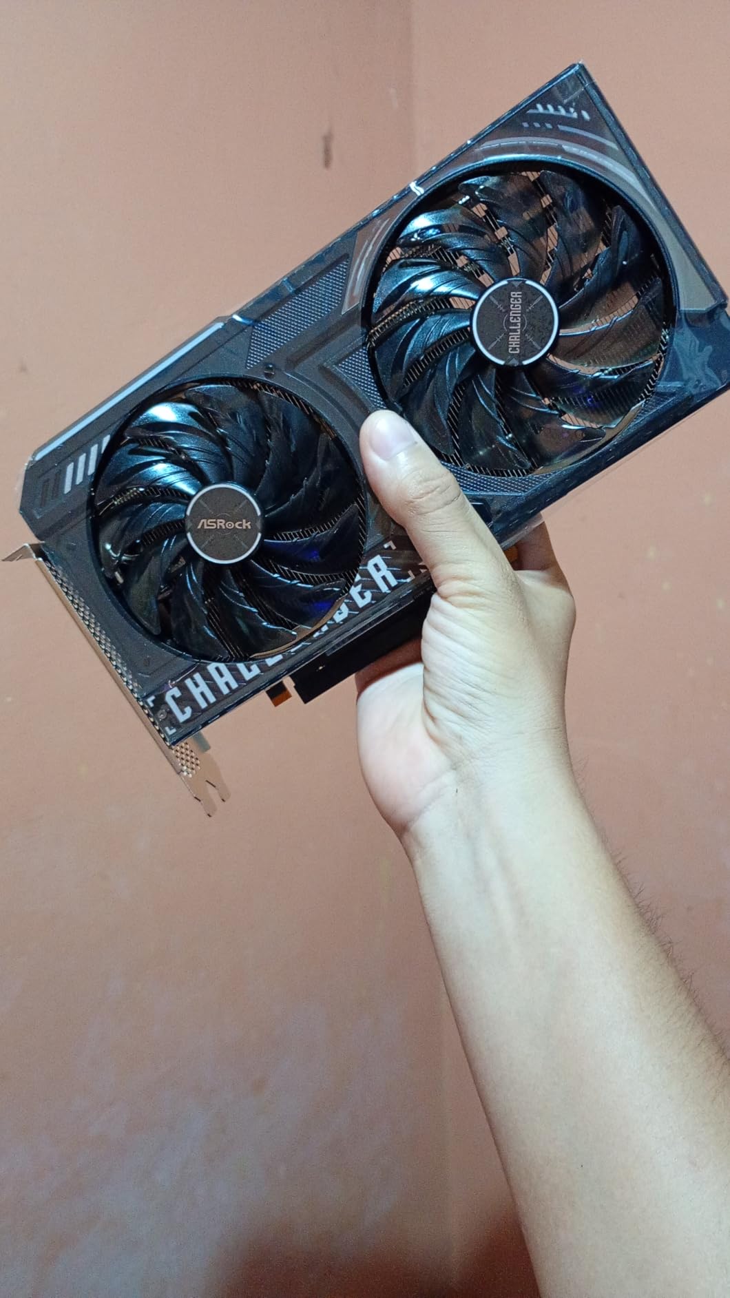 ASRock Intel Arc B570 Challenger 10GB OC GDDR6 Graphics Card, 2600 MHz GPU, 19 Gbps Memory, Dual Fan, Metal Backplate, HDMI 2.1a, DisplayPort 2.1, 0dB Cooling - Customer Photo 2