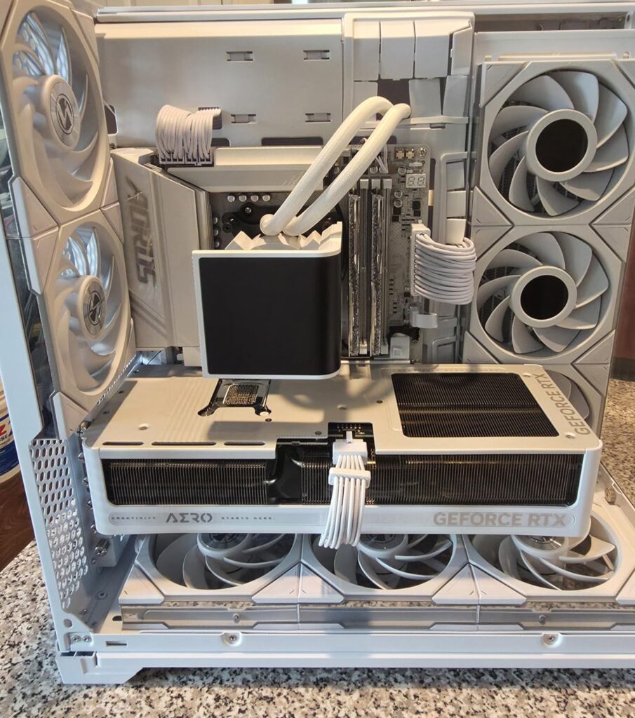 GIGABYTE GeForce RTX 5070 Ti AERO OC 16G Graphics Card, 16GB 256-bit GDDR7, PCIe 5.0, WINDFORCE Cooling System, GV-N507TAERO OC-16GD Video Card - Customer Photo 2