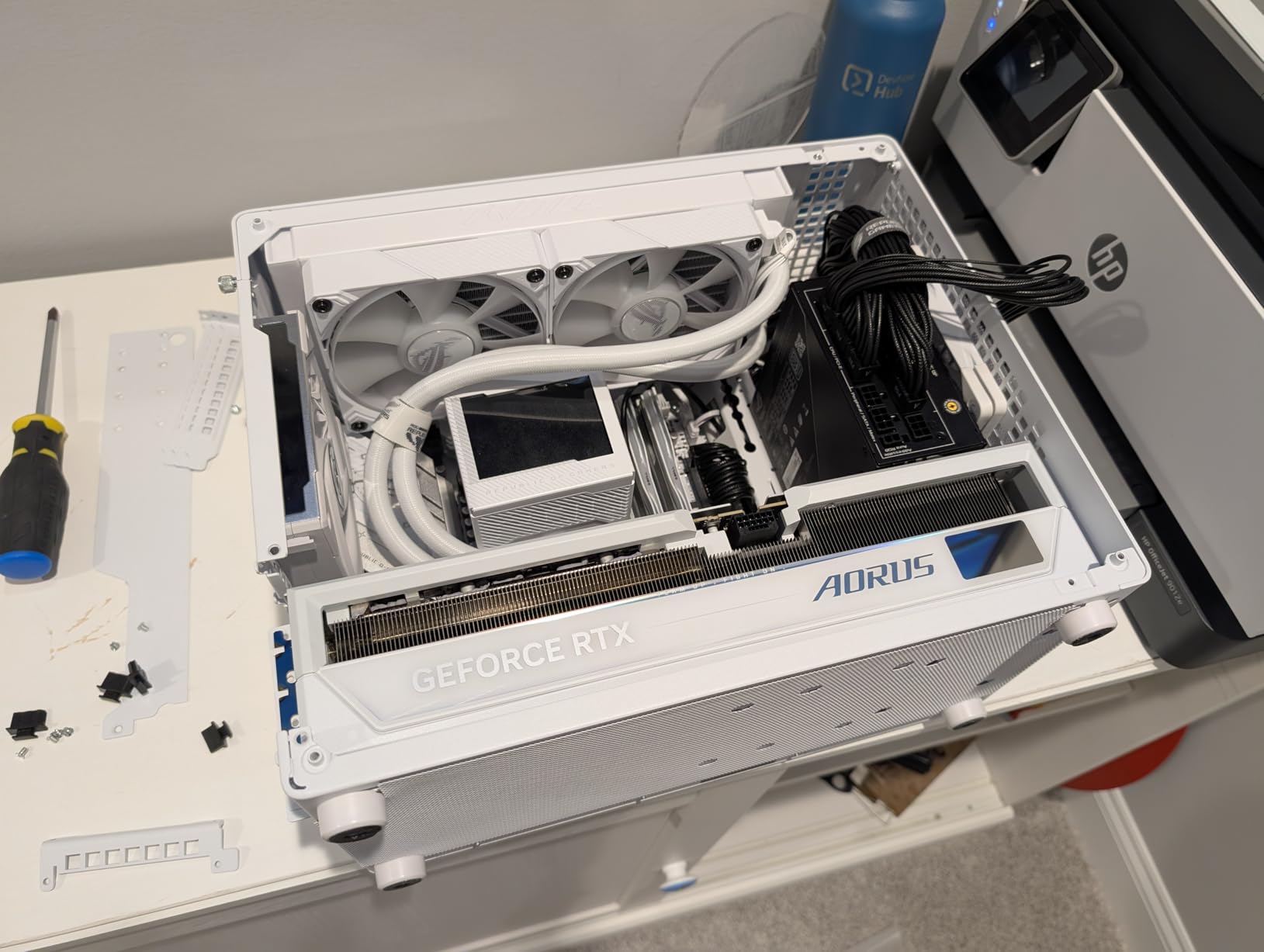 GIGABYTE AORUS GeForce RTX 5090 Master ICE 32G Graphics Card, WINDFORCE Cooling System, 32GB 512-bit GDDR7, GV-N5090AORUSM ICE-32GD Video Card - Customer Photo 4