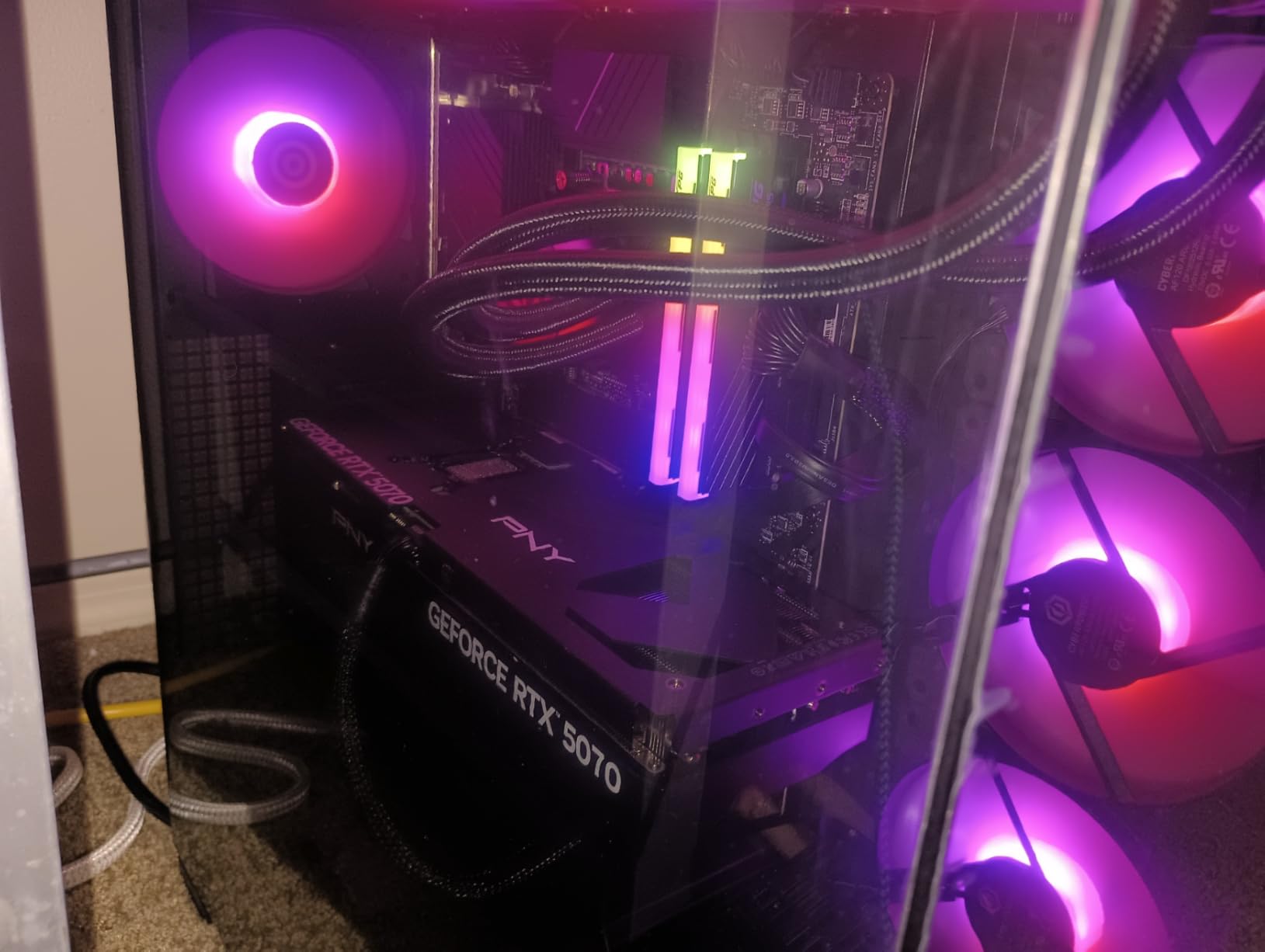 CyberPowerPC Gamer Xtreme VR Gaming PC, Intel Core i9-14900KF 3.2GHz, GeForce RTX 5070 12GB, 32GB DDR5, 2TB PCIe 4.0 SSD, WiFi Ready & Windows 11 Home (GXiVR8080A39) Customer Review CyberPowerPC Gamer Xtreme VR Gaming PC, Intel Core i9-14900KF 3.2GHz, GeForce RTX 5070 12GB, 32GB DDR5, 2TB PCIe 4.0 SSD, WiFi Ready & Windows 11 Home (GXiVR8080A39) - Customer Photo 1