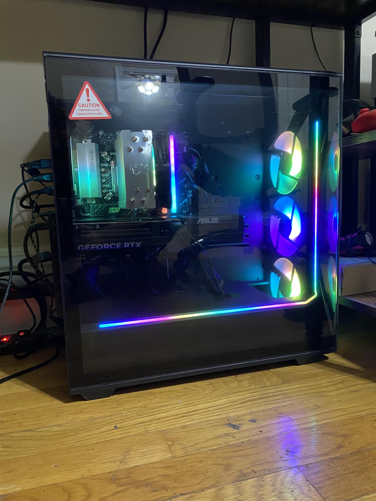 iBUYPOWER Slate MESH Gaming PC Desktop Computer Intel Core i7 14700F CPU, NVIDIA GeForce RTX 5070 12GB GPU, 32GB DDR5 RGB 5200MHz RAM, 1TB NVMe SSD, Windows 11 Home, Keyboard and Mouse - SMI7N5701 - Customer Photo 2