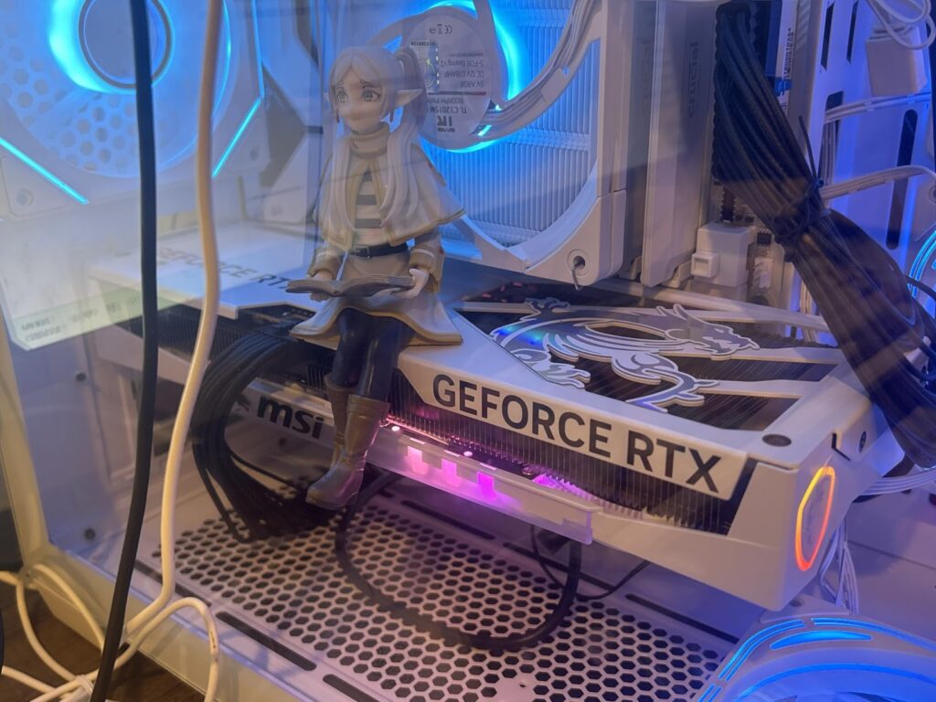 MSI Gaming RTX 5060 Ti 8G Gaming Trio OC White Graphics Card (8GB GDDR7,128-bit, Extreme Performance: 2662 MHz, DisplayPort x3 2.1a, HDMI 2.1b, NVIDIA Blackwell Architecture - Customer Photo 1