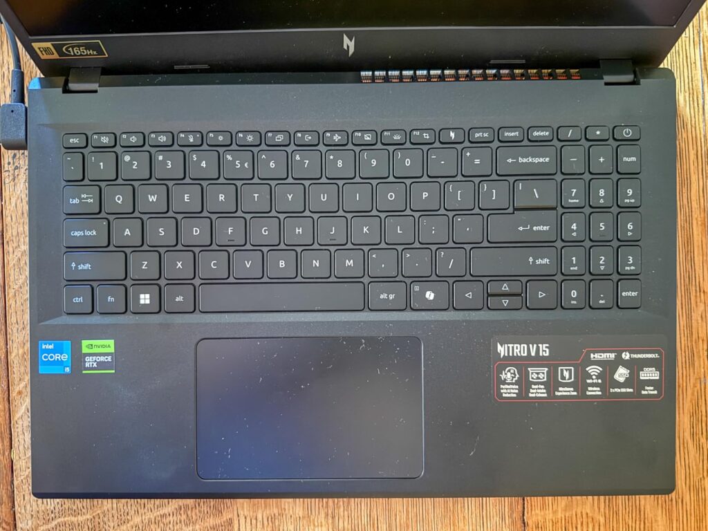 Acer Nitro V Gaming Laptop | Intel Core i5-13420H Processor | NVIDIA GeForce RTX 4050 Laptop GPU | 15.6 Acer Nitro V Gaming Laptop | Intel Core i5-13420H Processor | NVIDIA GeForce RTX 4050 Laptop GPU | 15.6" FHD IPS 165Hz Display | 8GB DDR5 | 512GB Gen 4 SSD | Wi-Fi 6 | Backlit KB | ANV15-52-586Z - Customer Photo 1