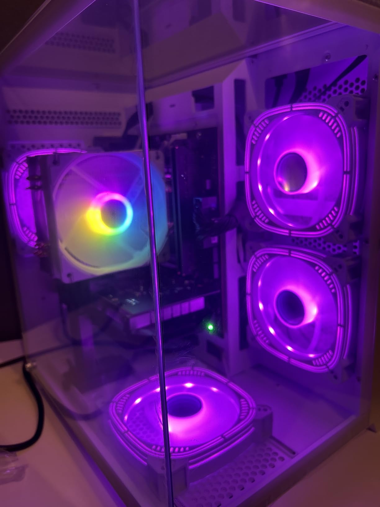 LXZ Gaming PC Desktop 12th I5-12400F, Desktop Computer, GeForce RTX 3050, 32G DDR4 RAM, 1TB NVME SSD, Prebuilt Tower Computer for Gaming, Home and Office (White) Customer Review LXZ Gaming PC Desktop 12th I5-12400F, Desktop Computer, GeForce RTX 3050, 32G DDR4 RAM, 1TB NVME SSD, Prebuilt Tower Computer for Gaming, Home and Office (White) - Customer Photo 1