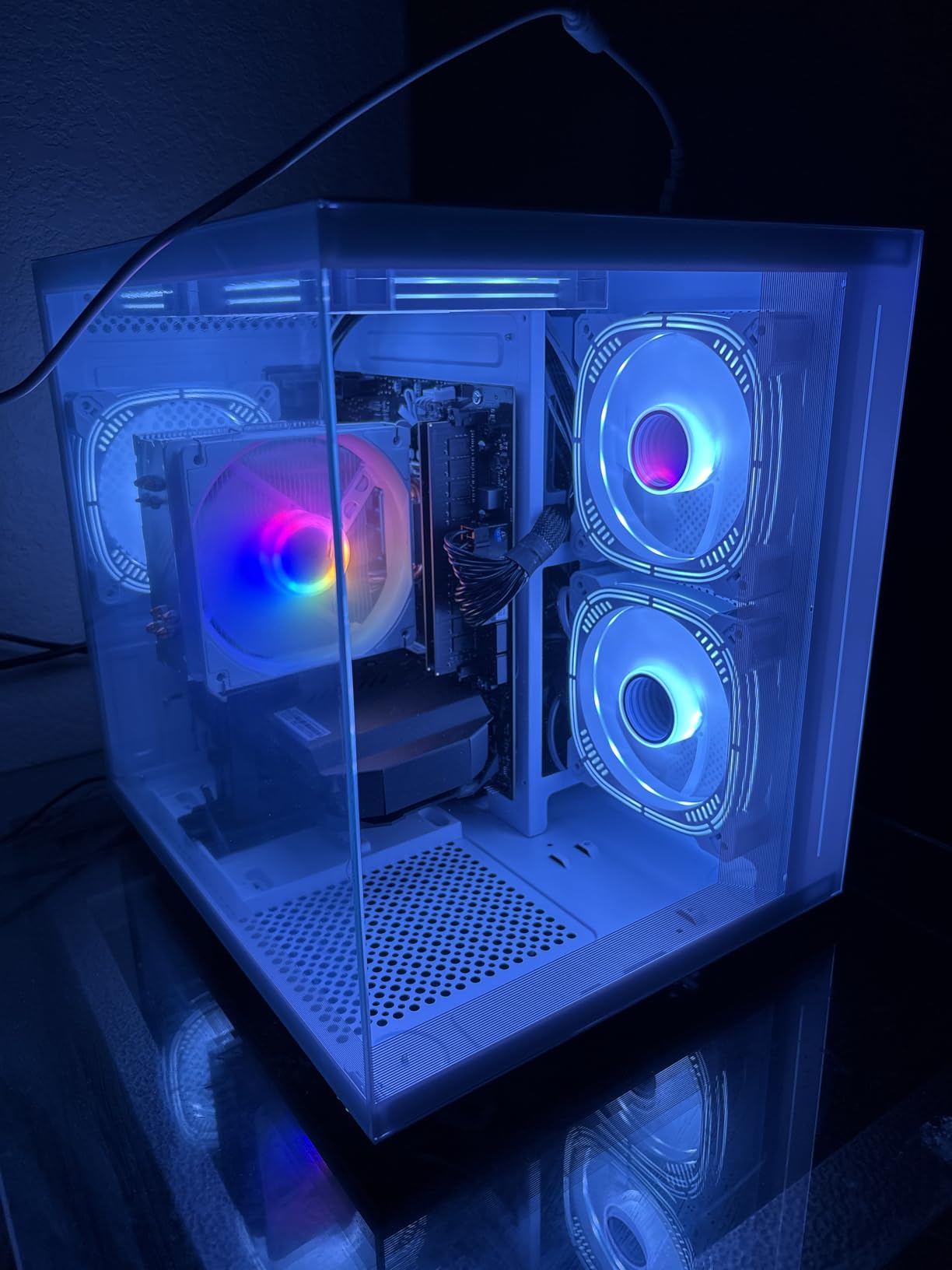 PreBuilt Gaming PC AMD Ryzen7 8700F(8Core 16Threads Up to 5.0G) 32G DDR5 RAM Nvme 1TB SSD RTX 4060 8G WiFi 6 Desktop Computers White Customer Review PreBuilt Gaming PC AMD Ryzen7 8700F(8Core 16Threads Up to 5.0G) 32G DDR5 RAM Nvme 1TB SSD RTX 4060 8G WiFi 6 Desktop Computers White - Customer Photo 2