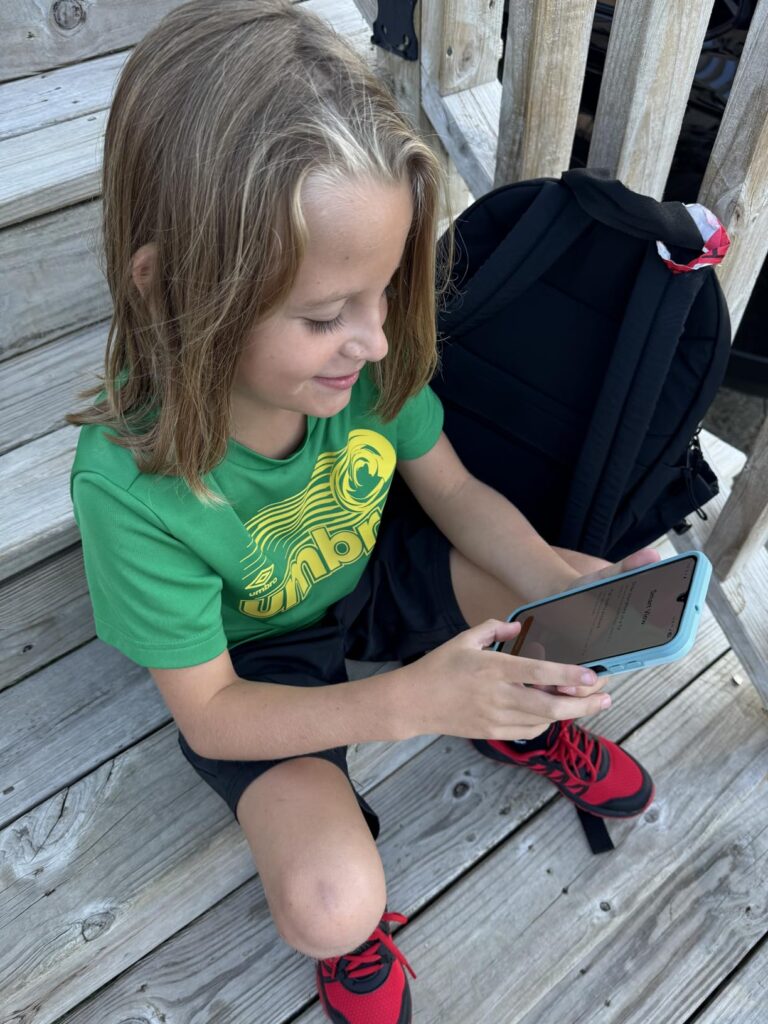 Bark Phone - Safest Phone for Kids & Teens - Monitor Texts, Social Media, and More - Tamper Proof Parental Controls - GPS Tracking - Unlimited Talk/Text A16 - Customer Photo 1