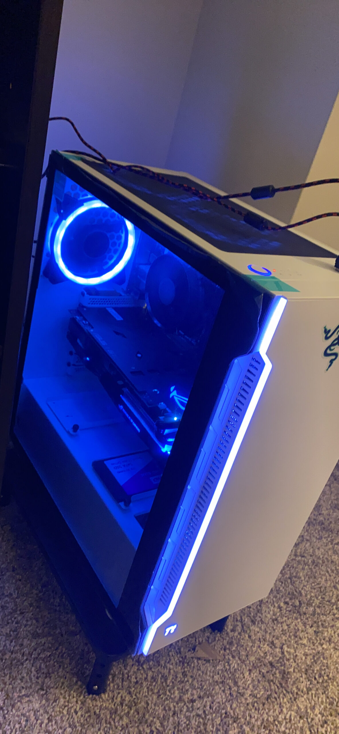 Skytech Gaming Azure 3 Gaming PC, AMD Ryzen 7 7700 3.8GHz, NVIDIA RTX 5060, 1TB NVMe SSD, 32GB DDR5 RAM 6000, 650W Gold PSU, Wi-Fi, Win 11, Desktop Customer Review Skytech Gaming Azure 3 Gaming PC, AMD Ryzen 7 7700 3.8GHz, NVIDIA RTX 5060, 1TB NVMe SSD, 32GB DDR5 RAM 6000, 650W Gold PSU, Wi-Fi, Win 11, Desktop - Customer Photo 3