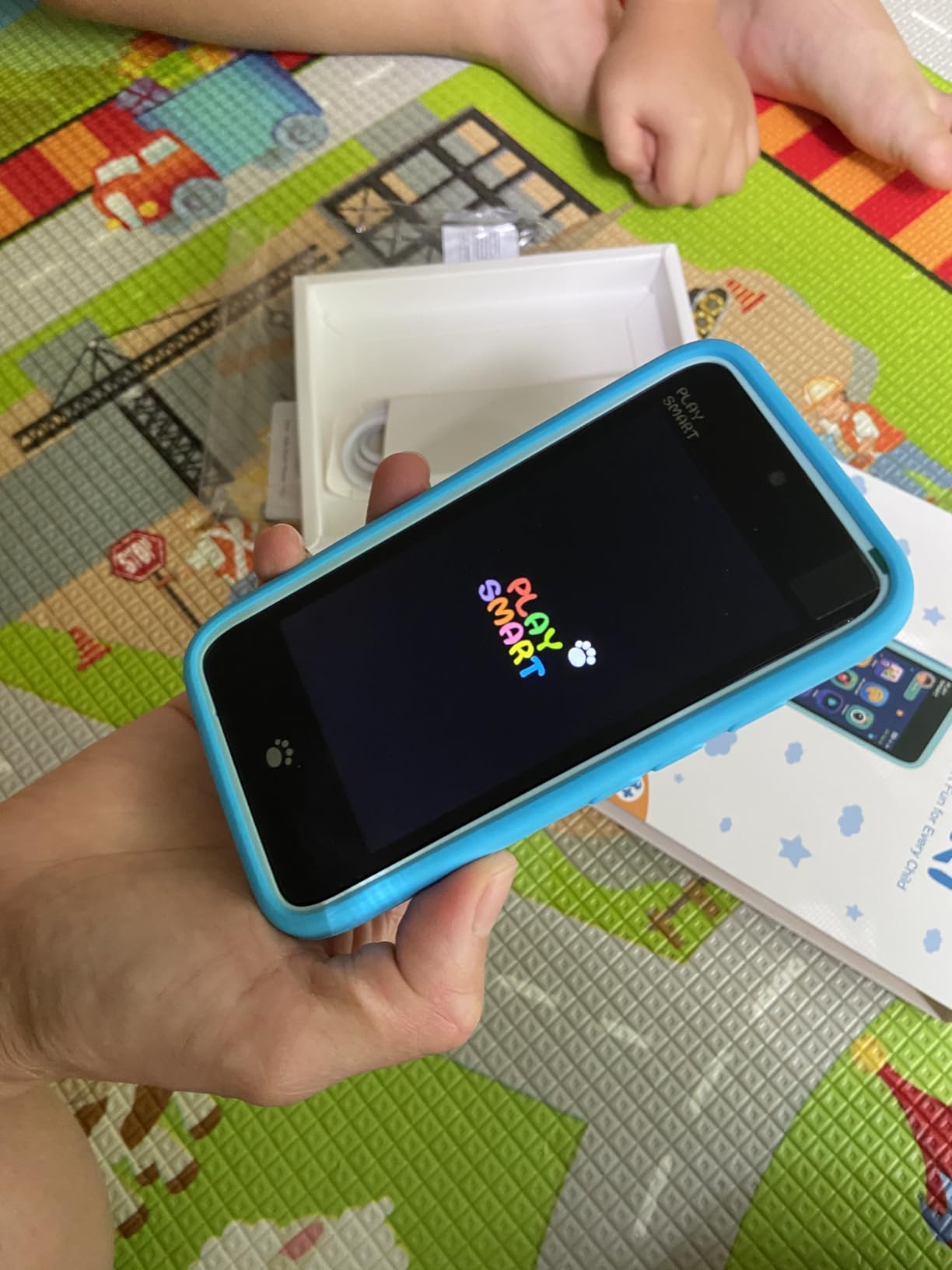 MOMILLA Kids Toys Smart Phone, Dual Camera with Stickers, 3.97