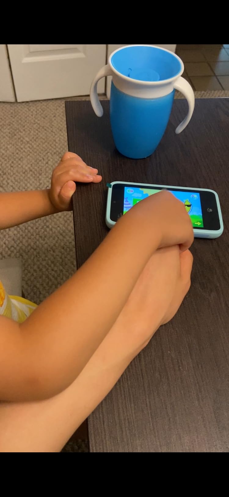 MOMILLA Kids Toys Smart Phone, Dual Camera with Stickers, 3.97