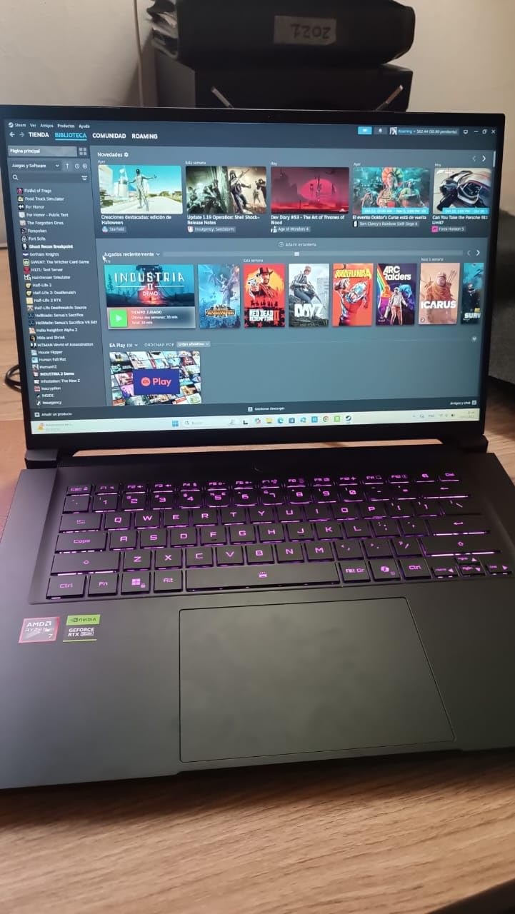 GIGABYTE AERO X16; Copilot+ PC - 165Hz 2560x1600 WQXGA - NVIDIA GeForce RTX 5070 - AMD Ryzen AI 7 350-1TB SSD with 32GB DDR5 RAM - Windows 11 Home - Lunar White - Customer Photo 2