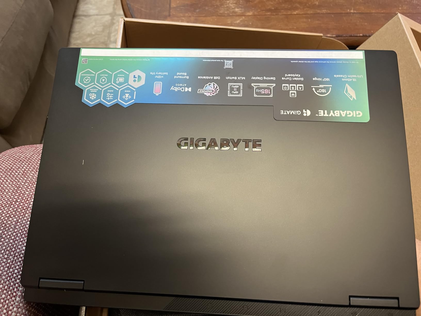 GIGABYTE - Gaming A16 Gaming Laptop - 165Hz 1920x1200 WUXGA - NVIDIA GeForce RTX 5060 - Intel i7-13620H - 1TB SSD with 16GB DDR5 RAM - Windows 11 Home AD Gaming A16 CVHI3US894SH - Customer Photo 5