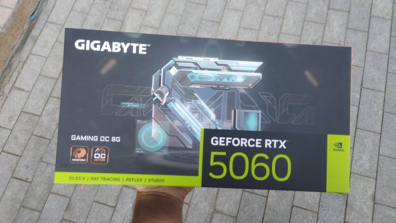 GIGABYTE GeForce RTX 5060 WINDFORCE MAX OC 8G Graphics Card, 8GB 128-bit GDDR7, PCIe 5.0, WINDFORCE Cooling System, GV-N5060WF2MAX OC-8GD Video Card - Customer Photo 1