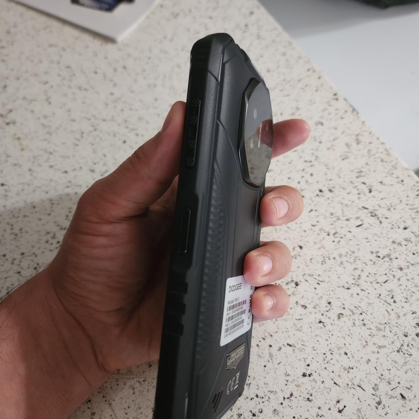 DOOGEE Fire 3 Android 15 Rugged Phone Unlocked,8350mAh Battery,12GB+64GB/2TB,Octa Core Rugged Smartphone,5.5