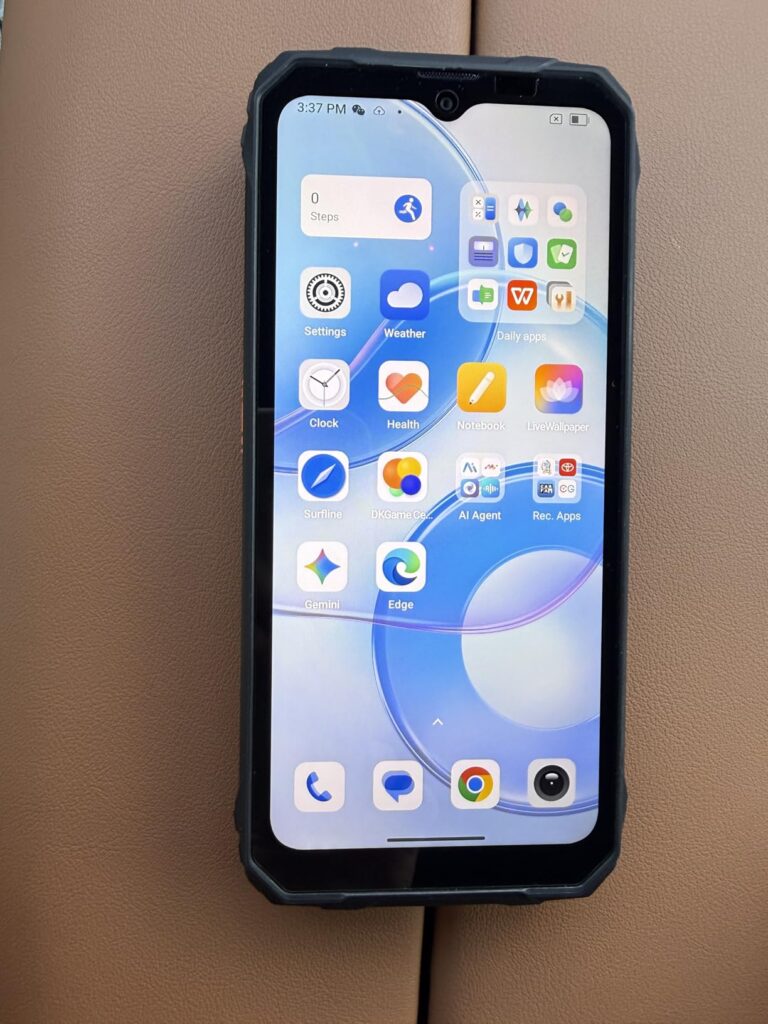 Blackview Fort 1 Rugged Phone Android 15, 18GB+256GB 2TB Expand 10000mAh Battery Rugged Smartphone Unlocked, Gemini AI 6.56 Inch 90Hz, 4G T-Mobile Dual SIM IP69K Waterproof, Fingerprint/NFC/OTG/GPS - Customer Photo 2