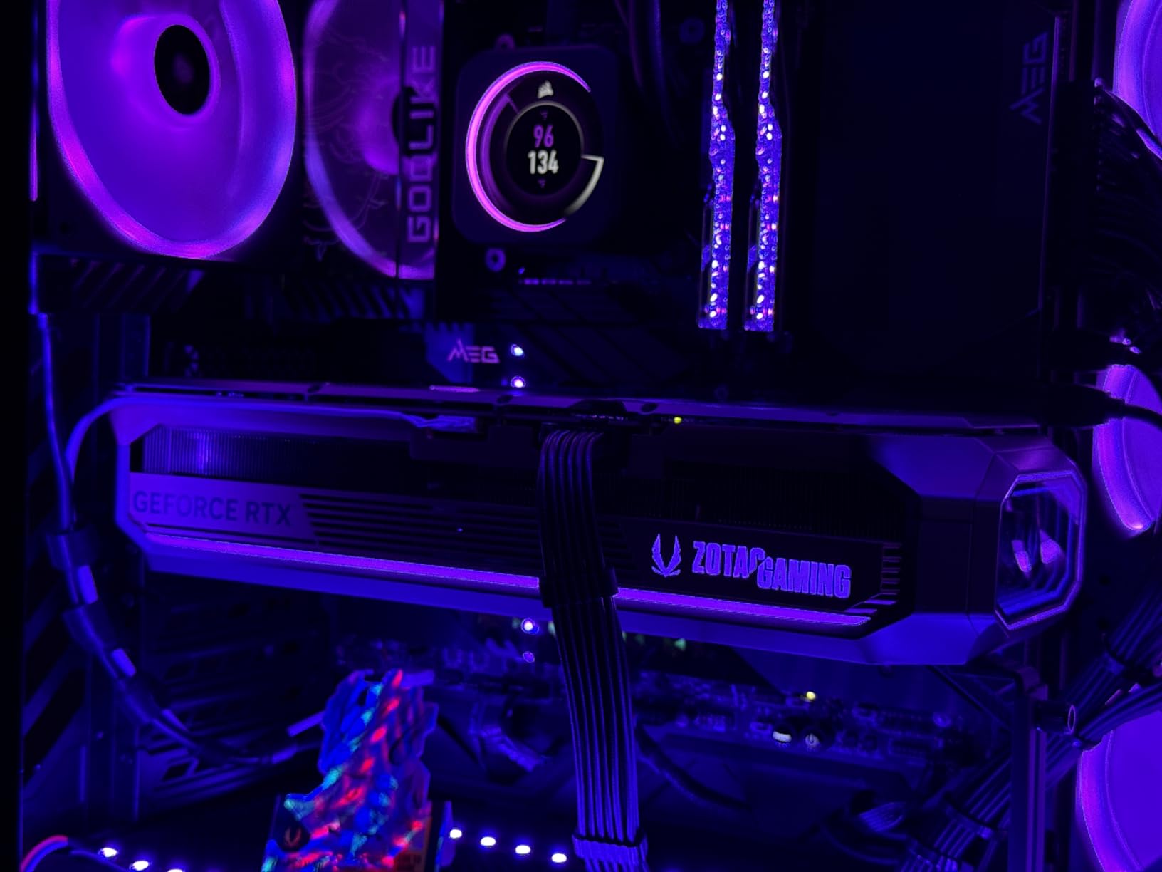 ZOTAC MEK AI-Enhanced Gaming PC Desktop Computer - NVIDIA GeForce RTX 5090, AMD Ryzen 7 9800X3D Up to 5.2GHz, 32GB DDR5 RGB, 2TB NVME M.2 SSD, 1300W 80+ Gold PSU, WiFi 7, Windows 11 Customer Review ZOTAC MEK AI-Enhanced Gaming PC Desktop Computer - NVIDIA GeForce RTX 5090, AMD Ryzen 7 9800X3D Up to 5.2GHz, 32GB DDR5 RGB, 2TB NVME M.2 SSD, 1300W 80+ Gold PSU, WiFi 7, Windows 11 - Customer Photo 1