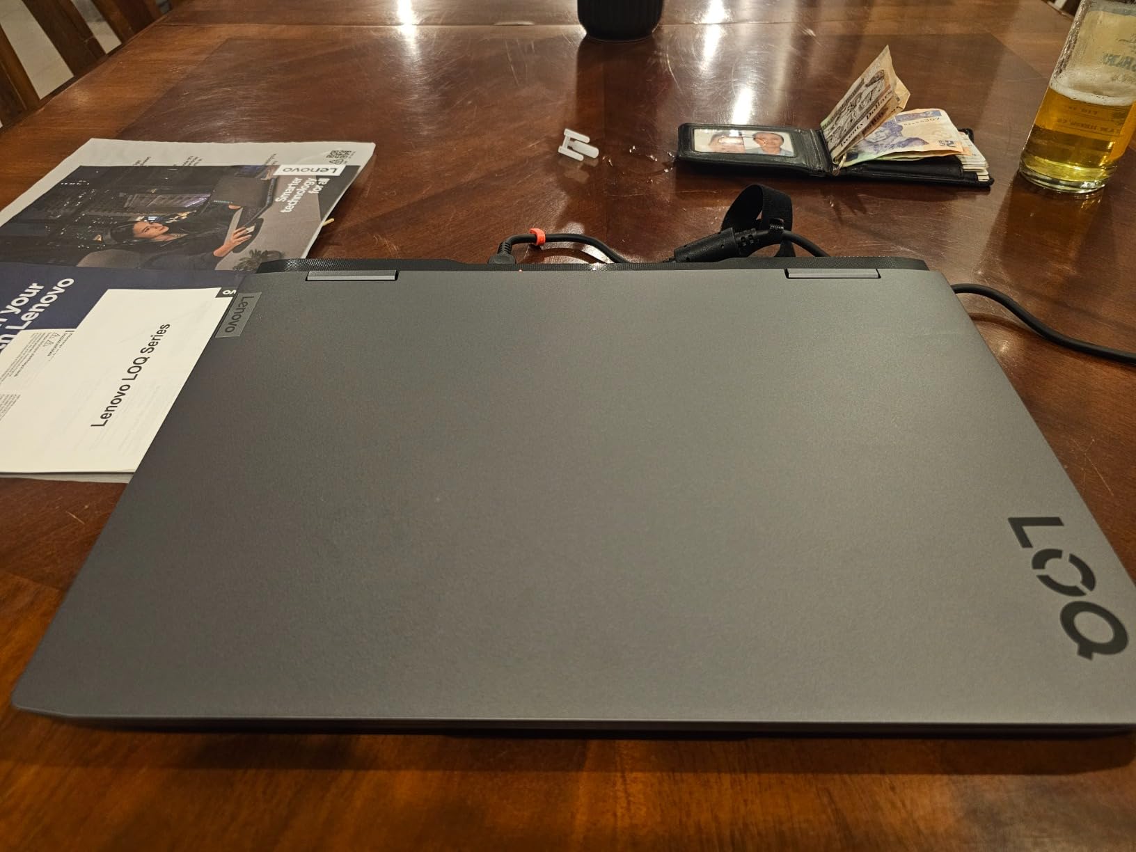 Lenovo LOQ 15 15AHP9 RTX 4060 AI Gaming Laptop, 15.6 FHD 144Hz, AMD Ryzen 7 8845HS, NVIDIA RTX 4060, 32GB DDR5 RAM, 1TB SSD, Backlit Keyboard, RJ-45, Bundle with PCO Laptop Cooler - Customer Photo 2