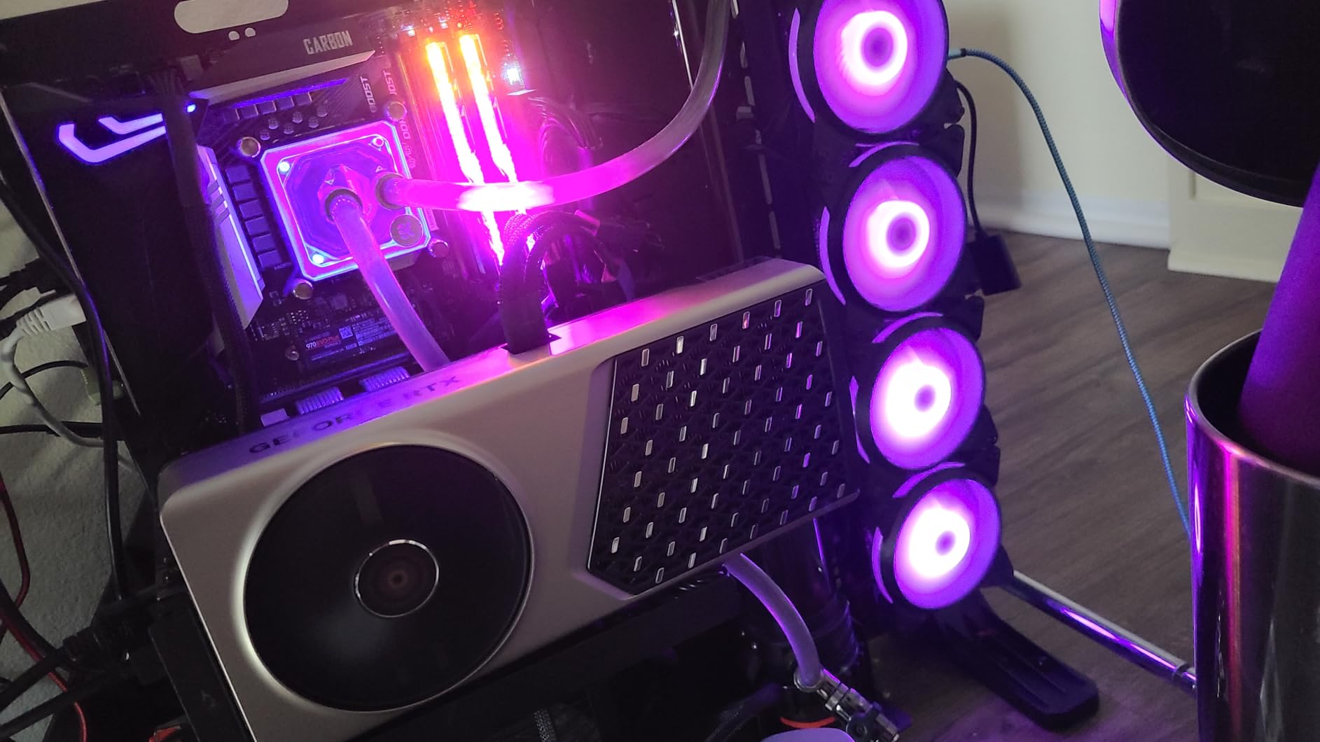 MSI Gaming RTX 5080 16G Expert OC Graphics Card (16GB GDDR7,256-bit, Extreme Performance: 2730 MHz, DisplayPort x3 2.1a, HDMI 2.1b, NVIDIA Blackwell Architecture) Customer Review MSI Gaming RTX 5080 16G Expert OC Graphics Card (16GB GDDR7,256-bit, Extreme Performance: 2730 MHz, DisplayPort x3 2.1a, HDMI 2.1b, NVIDIA Blackwell Architecture) - Customer Photo 1