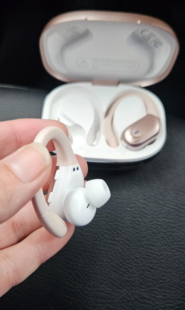 Wireless Earbuds, Sports Bluetooth Headphones, 80Hrs Playtime Ear Buds with LED Power Display, Noise Canceling Headset, IPX7 Waterproof Earphones for Workout/Running (Rose Gold) - Customer Photo 1