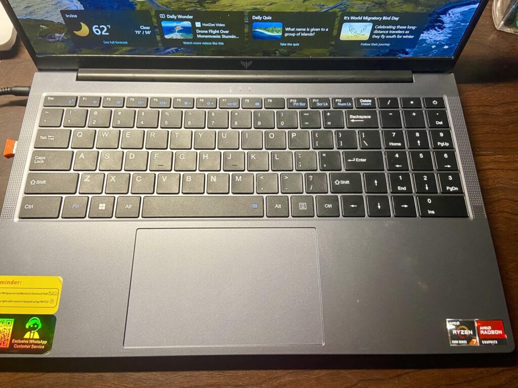 2025 Gaming Laptop, 15.6inch Laptop Computer with AMD Ryzen 7 5700U(8C/16T, Up to 4.3GHz), 16GB RAM 512GB NVMe SSD Windows 11 Laptop, Radeon RX Vega 8 Graphics,WiFi 6 Customer Review 2025 Gaming Laptop, 15.6inch Laptop Computer with AMD Ryzen 7 5700U(8C/16T, Up to 4.3GHz), 16GB RAM 512GB NVMe SSD Windows 11 Laptop, Radeon RX Vega 8 Graphics,WiFi 6 - Customer Photo 2