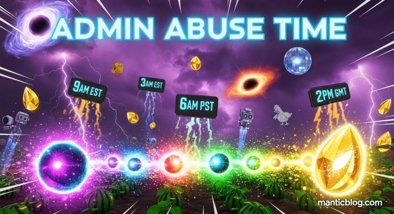 Grow a Garden Admin Abuse Time