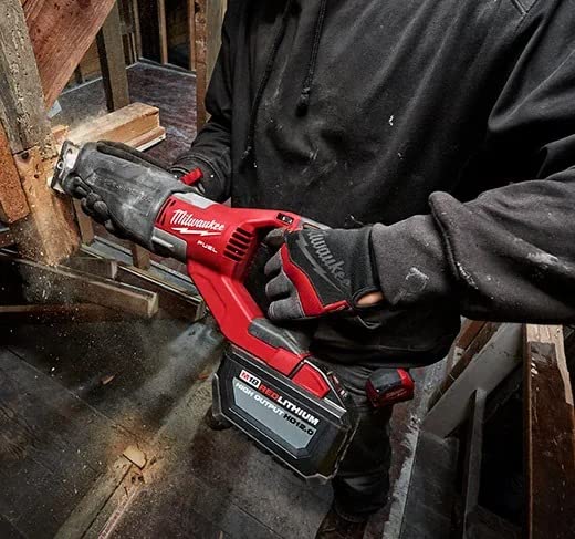 Milwaukee 2695-24 M18 18V Cordless Power Tool Combo Kit with Hammer Drill, Impact Driver, Reciprocating Saw, and Work Light (2 Batteries, Charger, and Tool Case Included) - Customer Photo 4