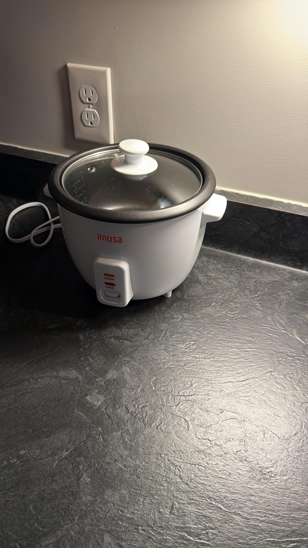 IMUSA USA GAU-00012 Electric NonStick Rice Cooker 5-Cup (Uncooked) 10-Cup (Cooked), White - Customer Photo 1