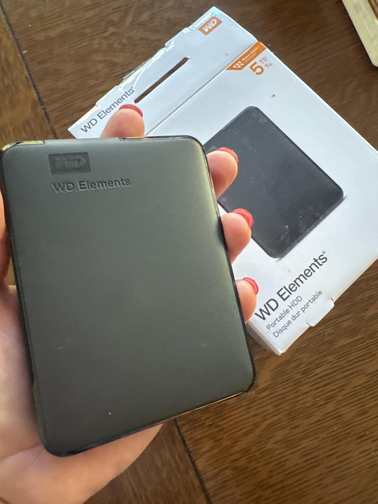 WD 2TB Elements Portable External Hard Drive for Windows, USB 3.2 Gen 1/USB 3.0 for PC & Mac, Plug and Play Ready - WDBU6Y0020BBK-WESN - Customer Photo 5