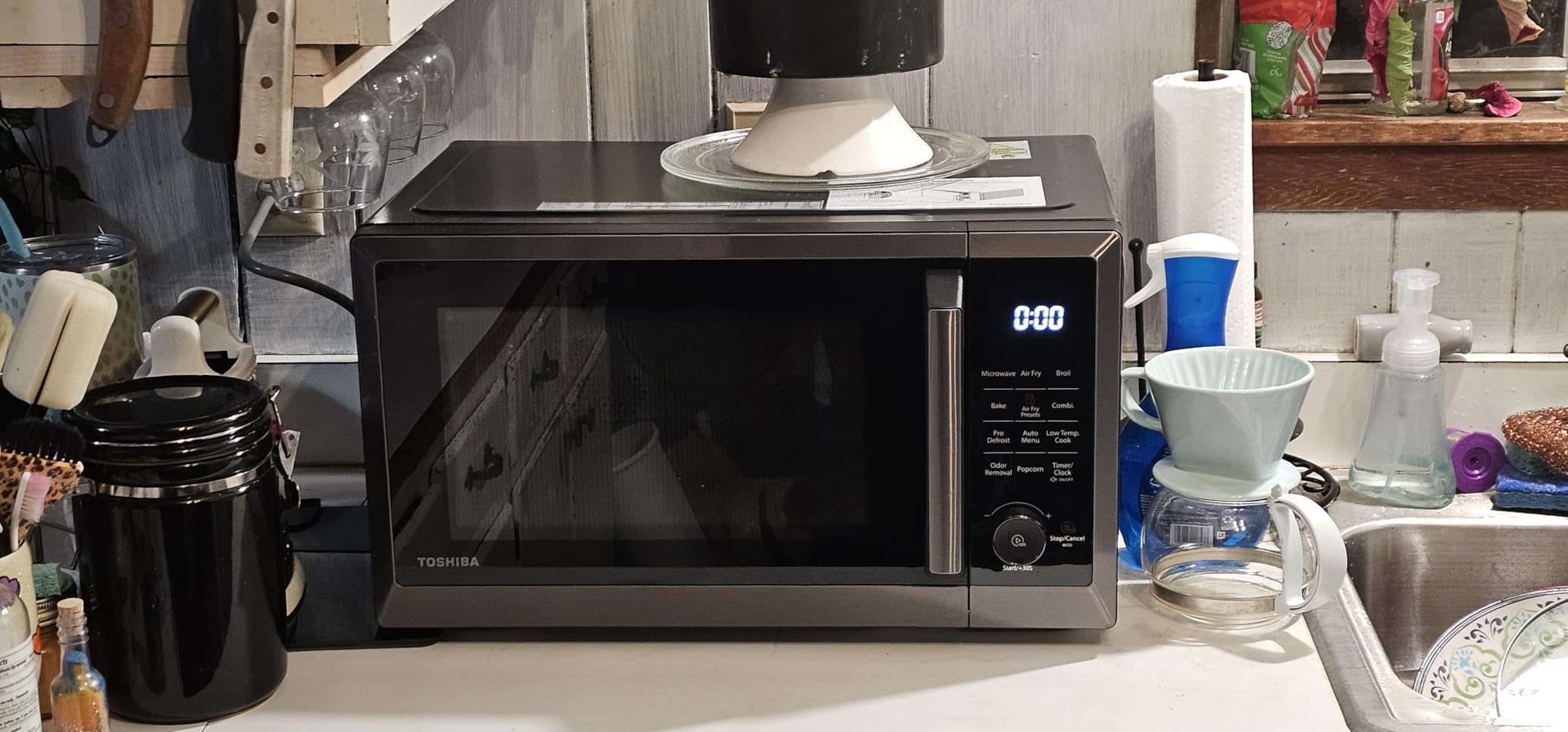 TOSHIBA EM131A5C-SS Countertop Microwave Ovens 1.2 Cu Ft with 12.4